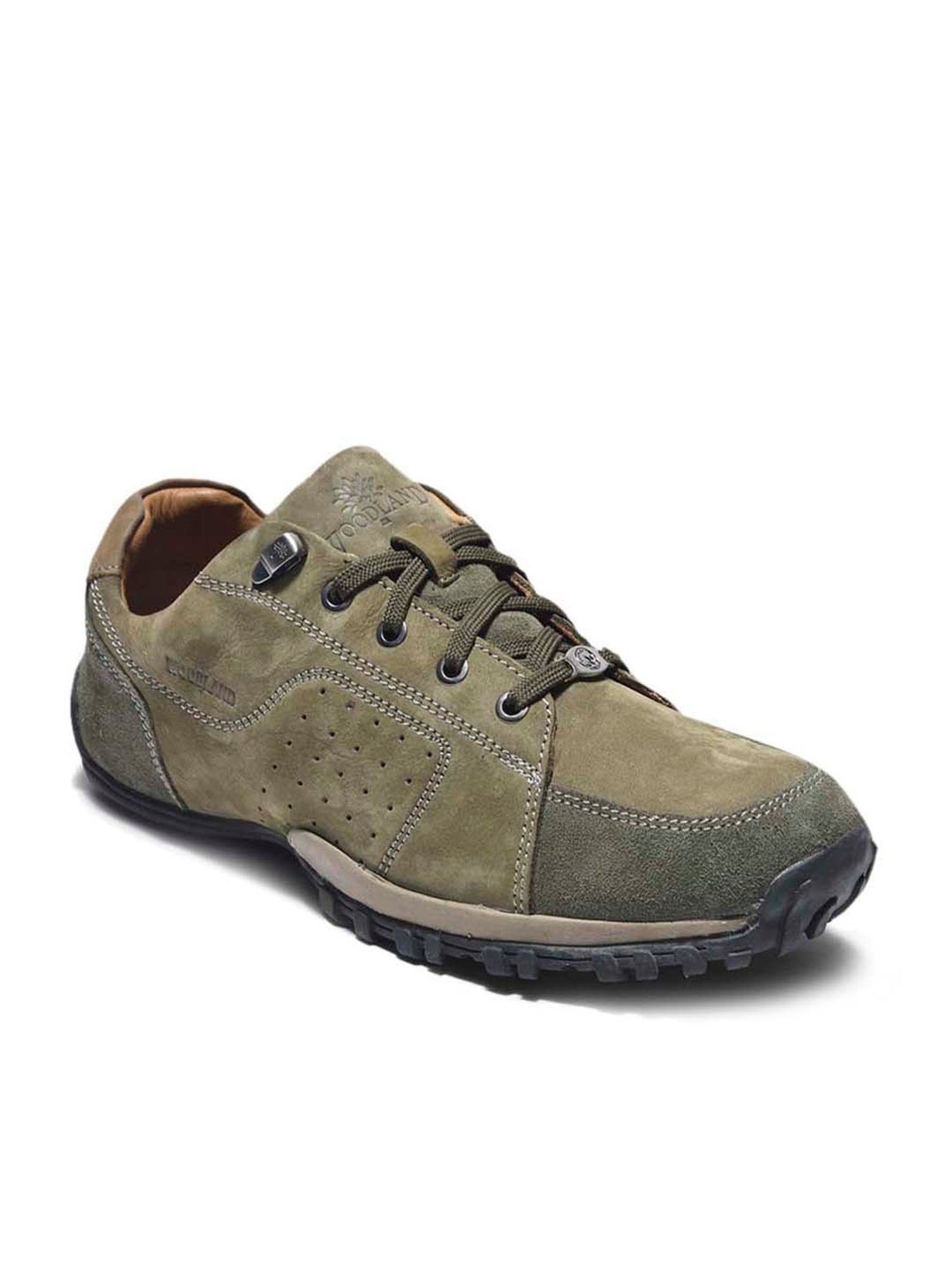 Woodland Men's Olive Green Outdoor Shoes