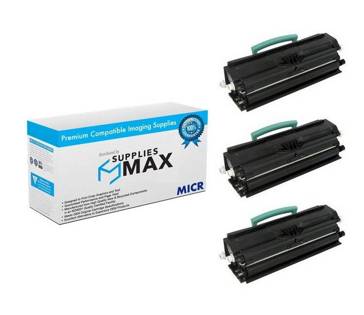 SuppliesMAX Compatible MICR Replacement for IBM InfoPrint 1811D/1812DN/1822DN/1822DW/1823 Jumbo High Yield Toner Cartridge (3/PK-18000 Page Yield) (39V3201J_3PK)