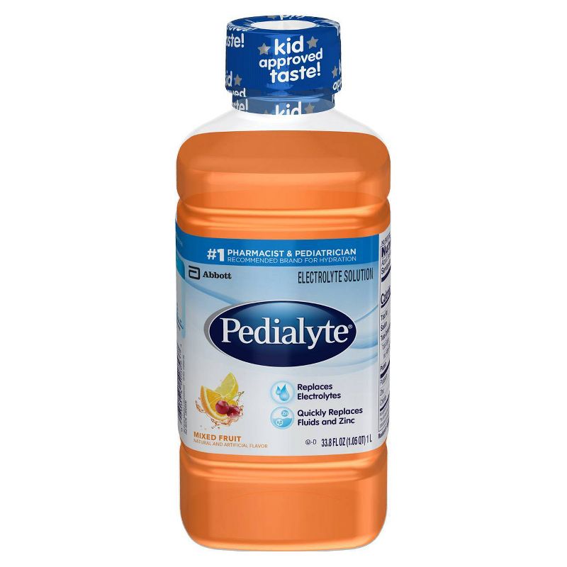 Pedialyte Electrolyte Solution - Mixed Fruit - 33.8 fl oz