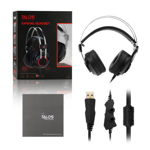 Channel Virtual USB Surround Sound Gaming Headphones Headset wired gamer Breathing backlight Earphone Microphone