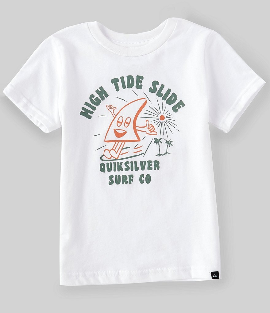 Quiksilver Little Boys 2T-7 Short-Sleeve High Tide Slide Tee