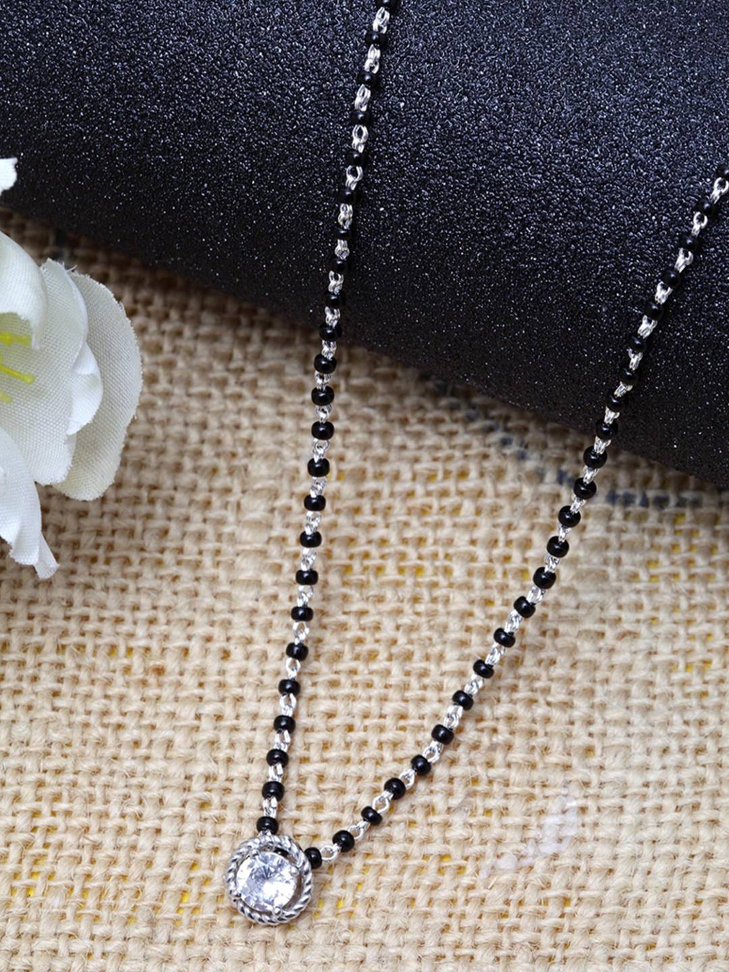 Clara 92.5 Sterling Silver Mangalsutra