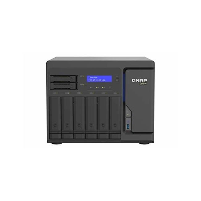 QNAP 8-Bay QuTS hero NAS, Xeon D-1622 2.6GHz, 16GB ECC RAM