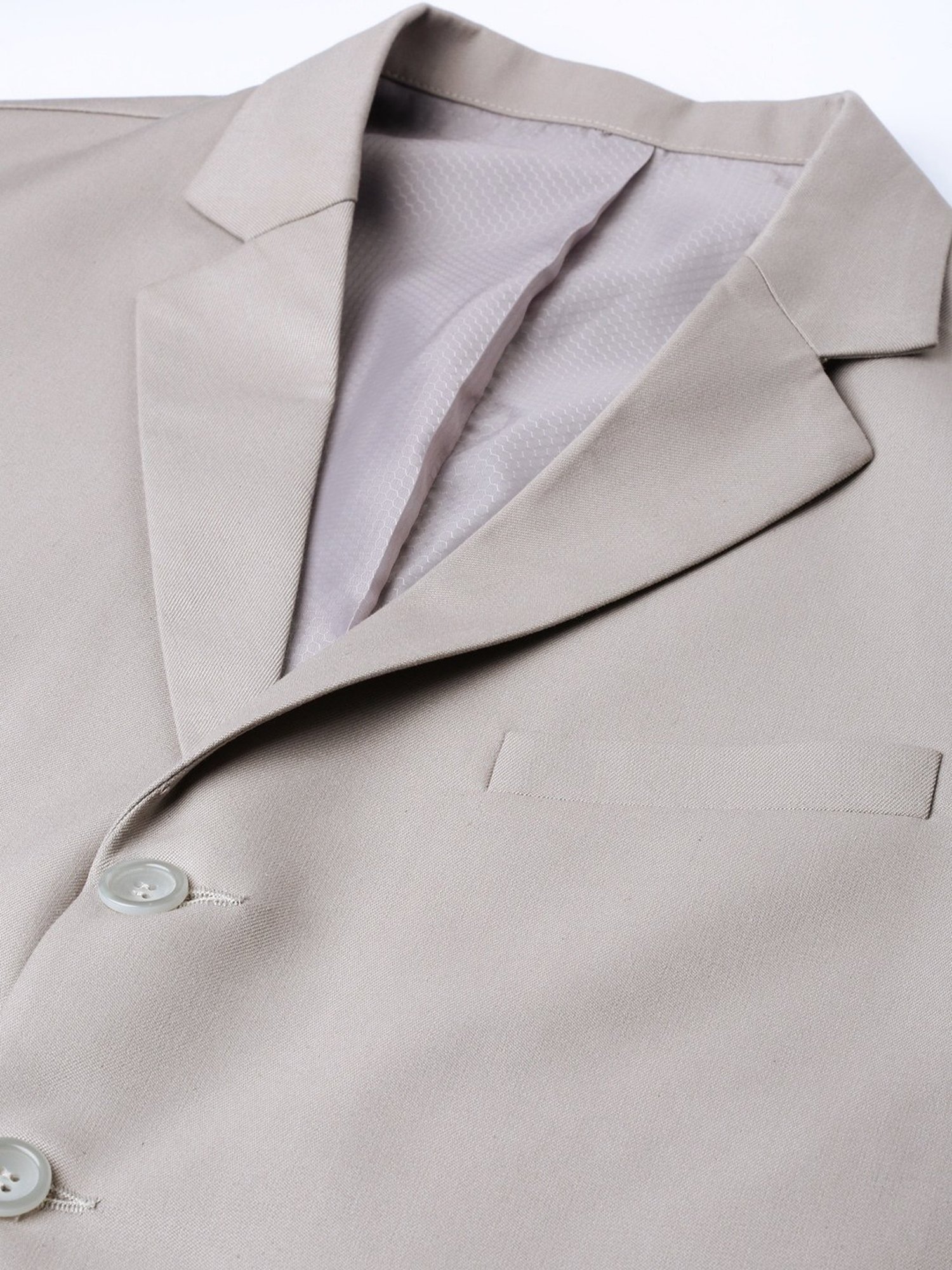 ManQ Beige Sleeveless Waistcoat