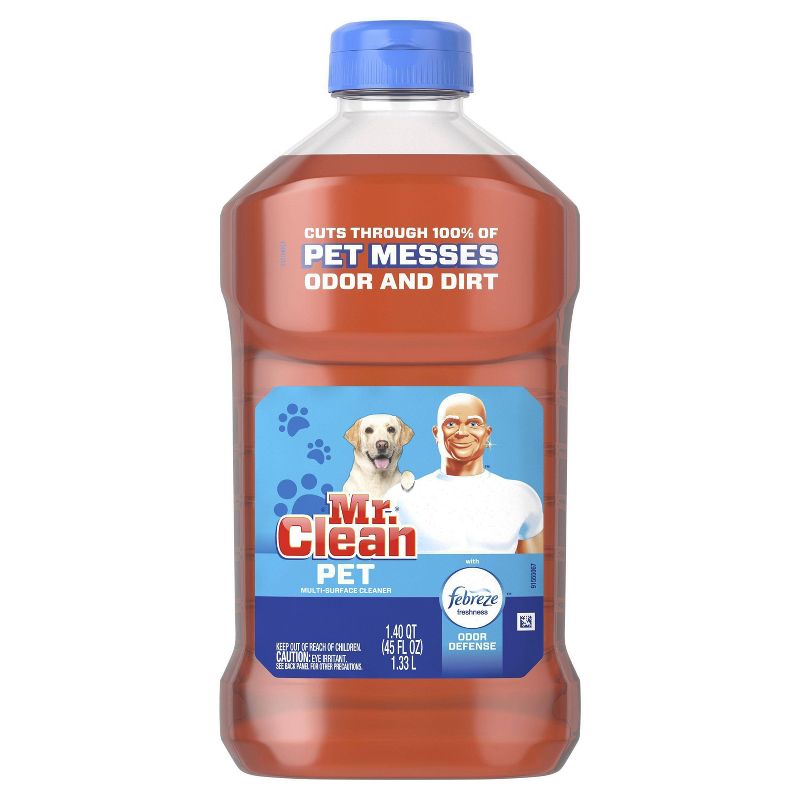 Mr. Clean Pet Multi-Surface Cleaner with Febreze Odor Defense - 45 fl oz