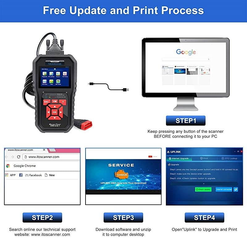 OBD2 Scanner Professional Car OBD II Scanner Auto Diagnostic Fault Code Reader Automotive Check Engine Light Diagnostic EOBD Scan Tool for All OBDII Protocol Cars Since 1996Enhanced SK860