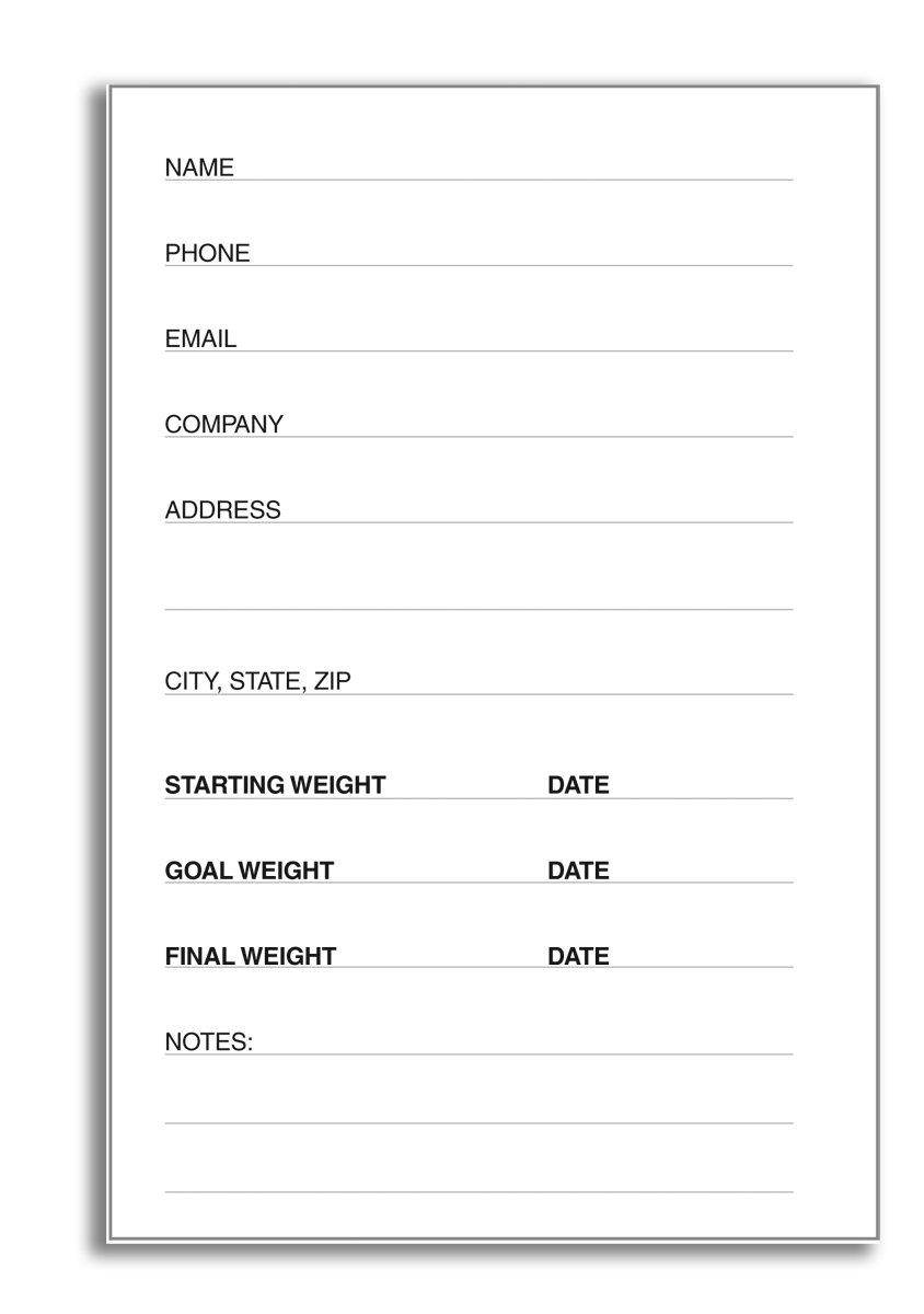 BookFactory Fitness Journal/Workout Journal/Exercise Journal/Log Book, 120 pages, 3.5&rdquo; x 5.25" (Pocket Sized Book), Translucent Cover, Wire-O Binding (JOU-120-M3CW-A (Exercise))