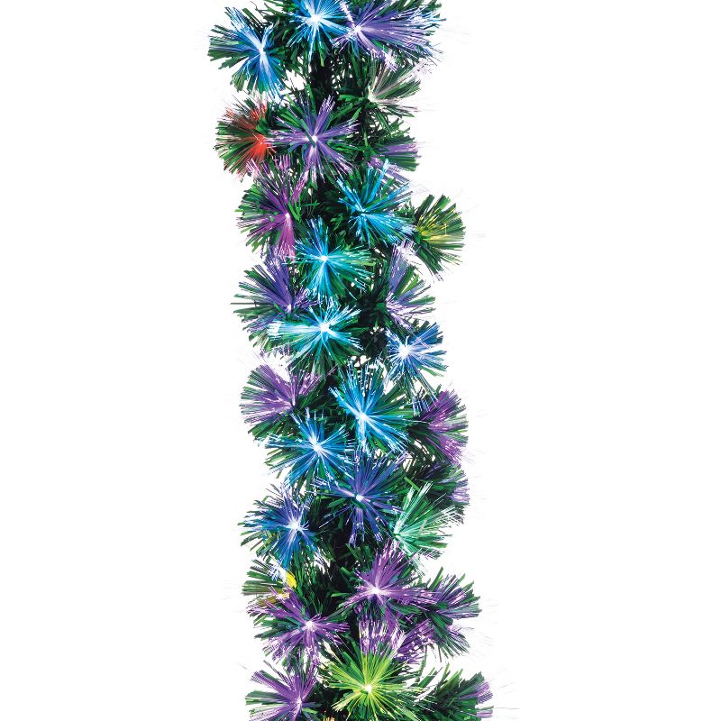 Sterling  6-Foot Long Pre-lit Color Changing Fiber Optic Garland