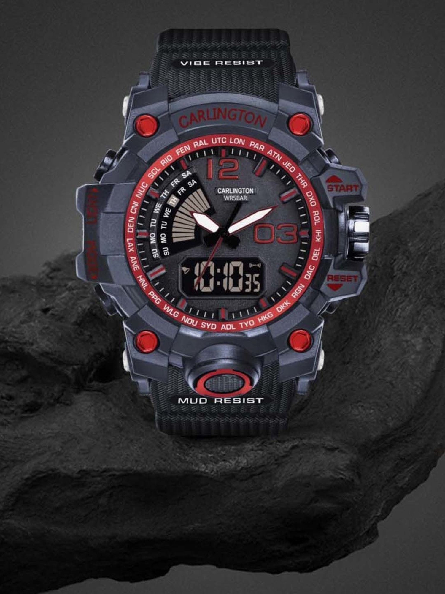 CARLINGTON Endurance 3366 Analog-Digital Watch for Men