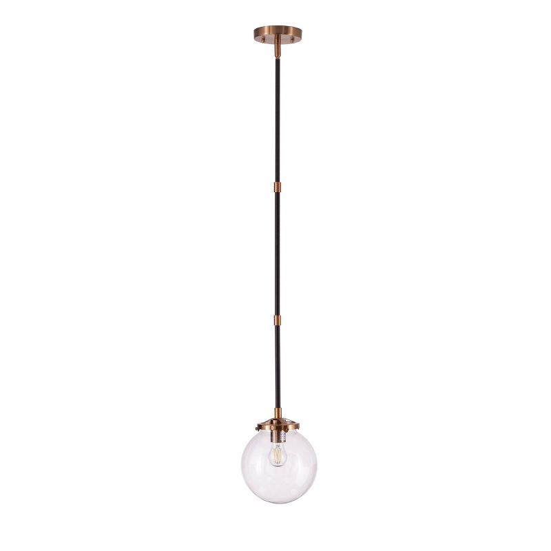 46.5" Francmon Globe Pendant Lamp Black - Aiden Lane