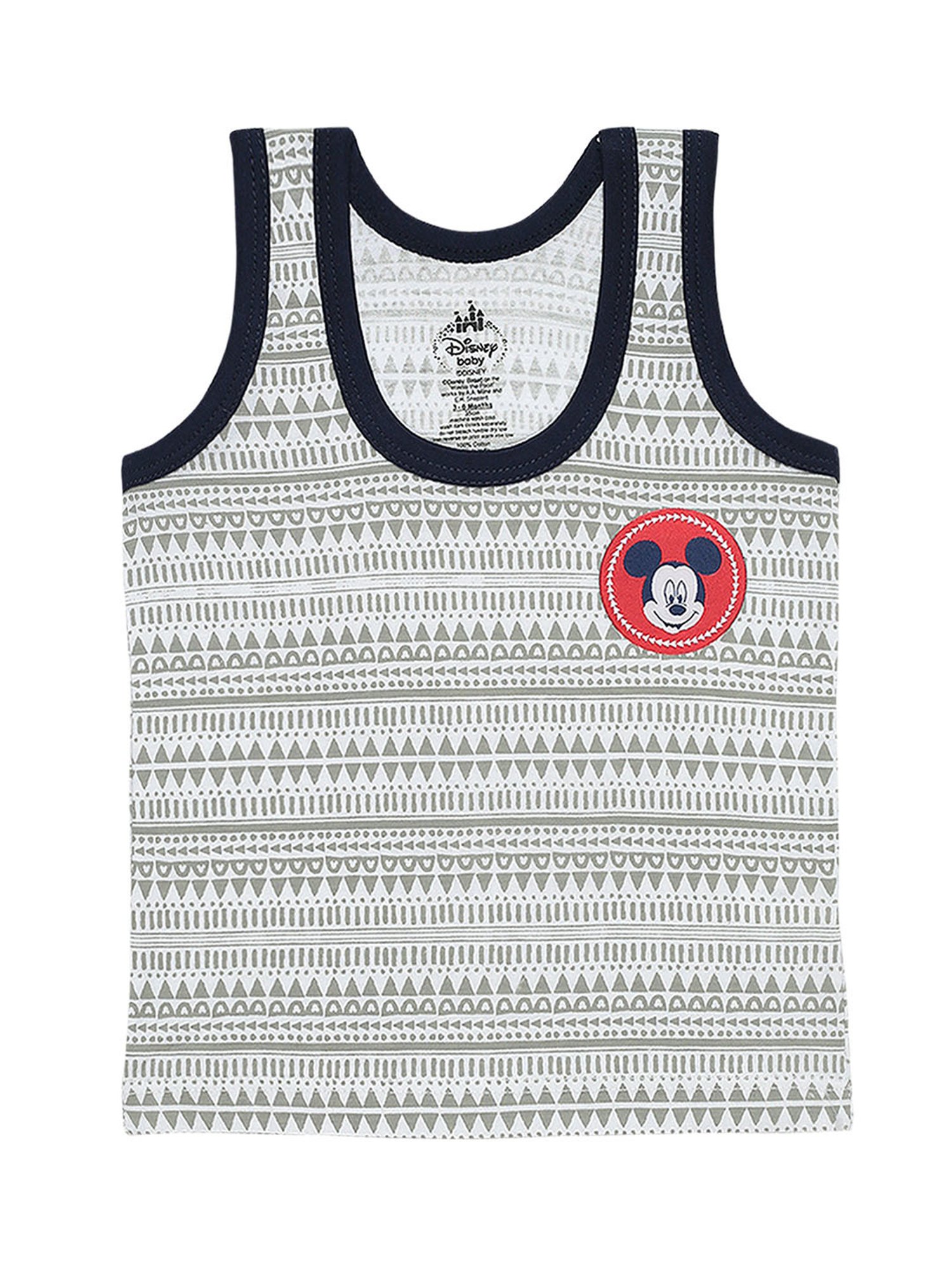 Bodycare Kids Assorted Printed Vests (Pack Of 3)