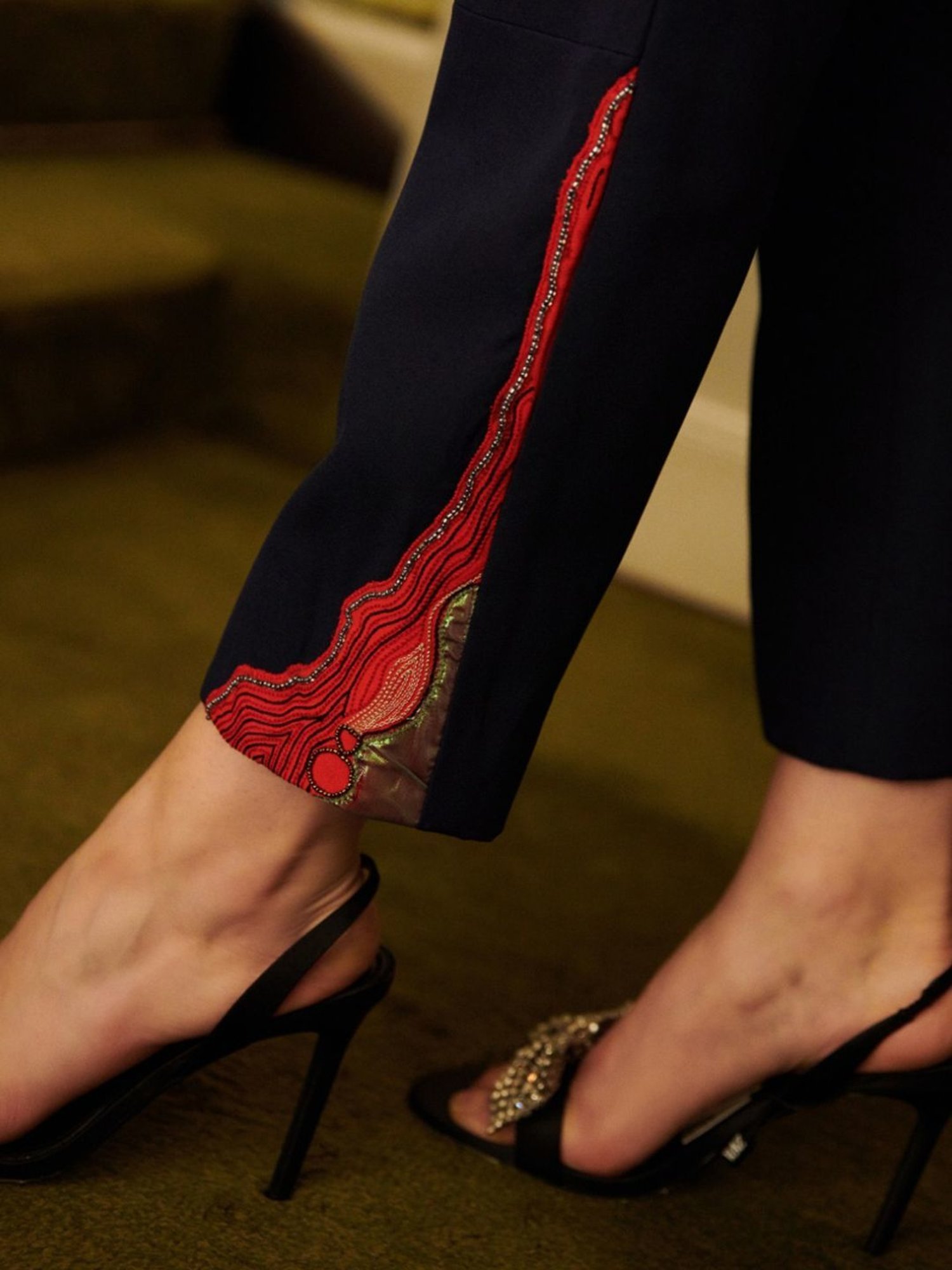 Cin Cin Navy Blue Audace Party Edit Elfin Pant