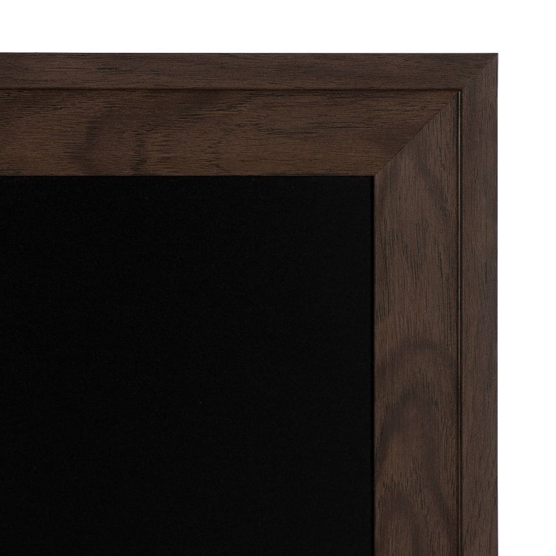 18.5" x 27.5" Bosc Chalkboard Walnut Brown - DesignOvation