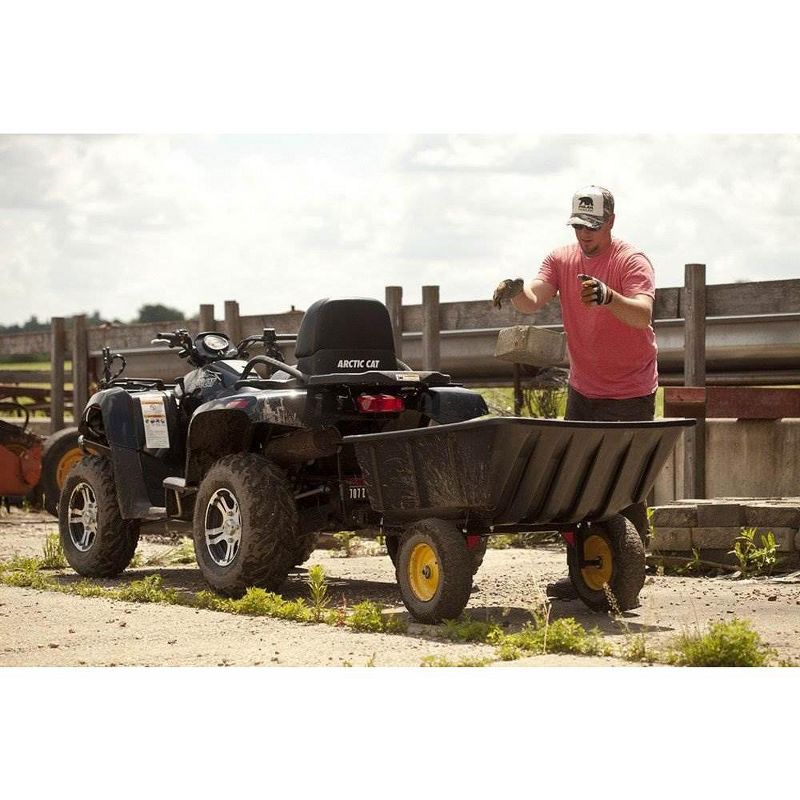 Polar Trailer LG10 Outdoor Yard Lawn and Garden 10 Cu Ft Heavy Duty Utility Cart