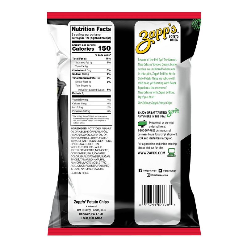 Zapp's Evil Eye Potato Chips - 5oz