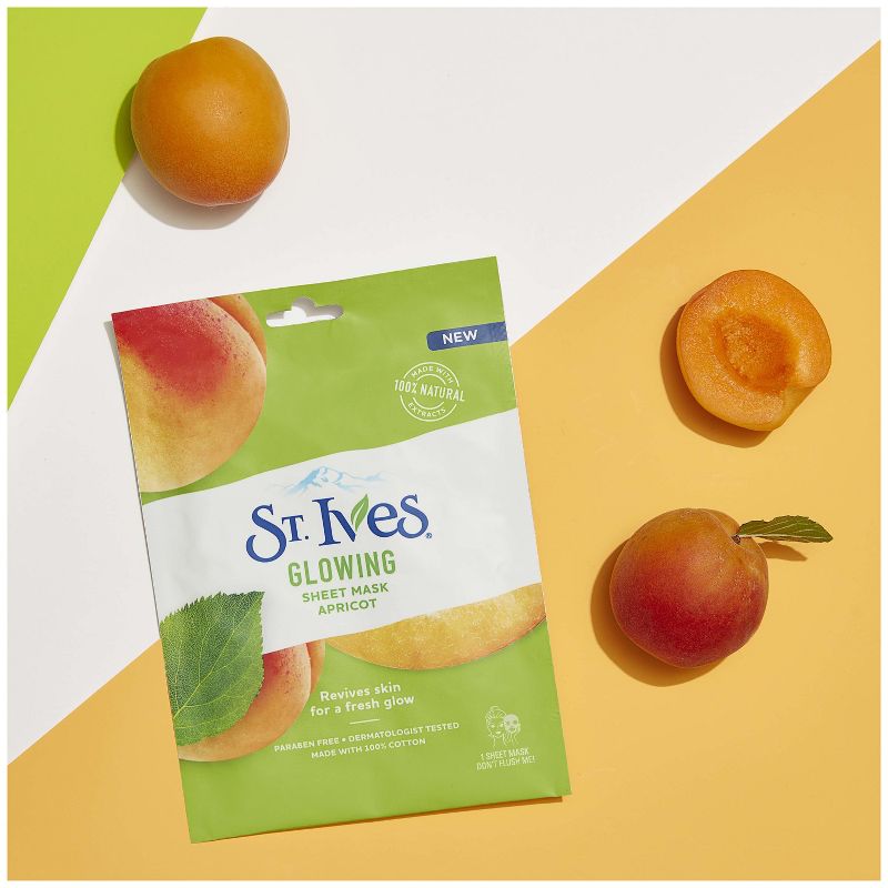 St. Ives Glowing Apricot Face Mask Sheet- 1ct