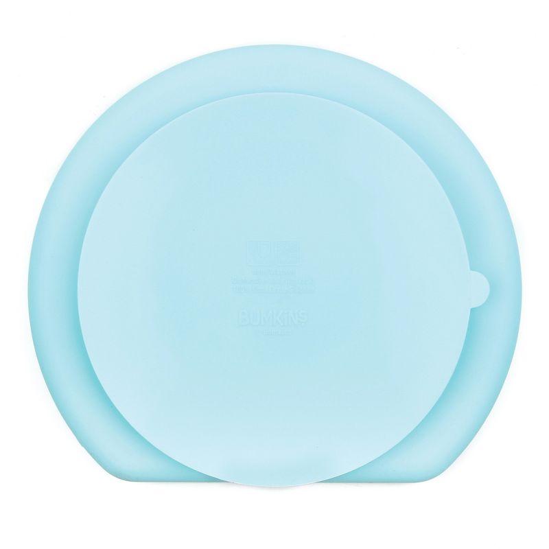 Bumkins Silicone Grip Dish - Blue