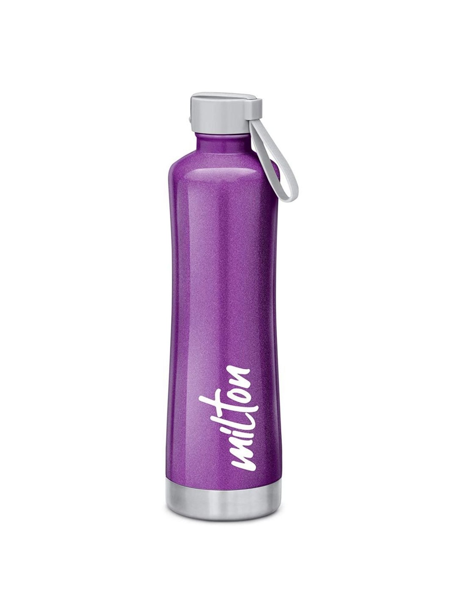 Milton Purple & Grey Stainless Steel 730 ML Water Bottle - Set of 1