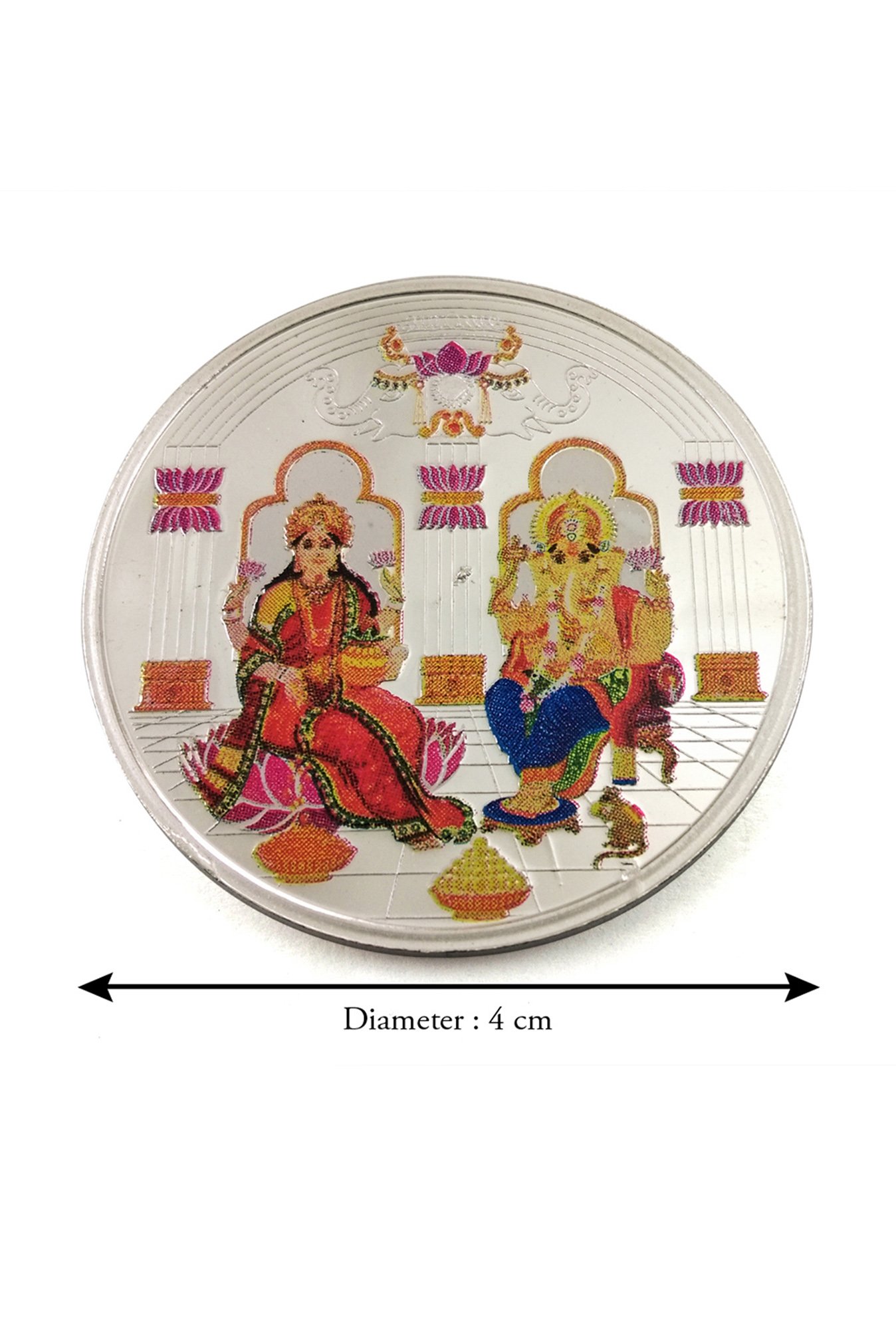 Taraash Lakshmi Ganesha 999 20gm Silver Coin