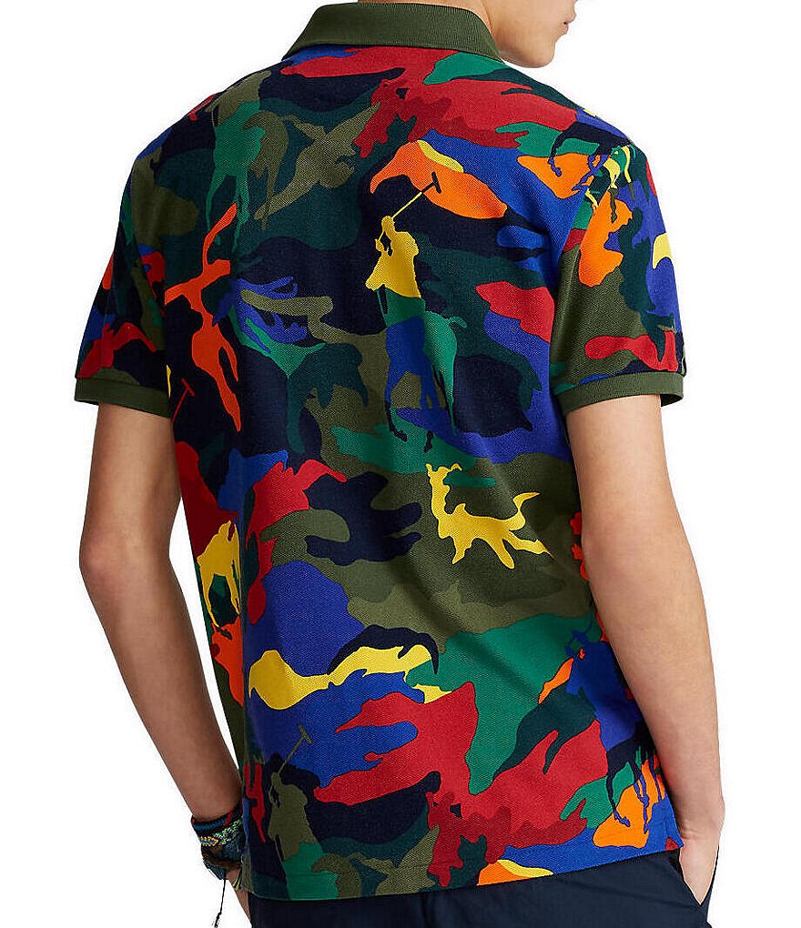 Polo Ralph Lauren Big & Tall Polo Pony Camo Mesh Short-Sleeve Polo Shirt