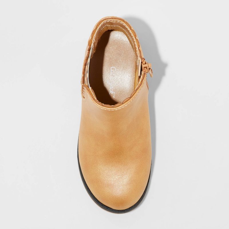 Toddler Girls' Ashley Chelsea Boots - Cat & Jack™ Brown 11