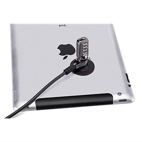 Digit Password Security Cable Lock Can Secure Virtually Anything Antitheft Lock Kit For LaptopNotebookMacBookiPadTabletsiPhone Black Tablet Lock