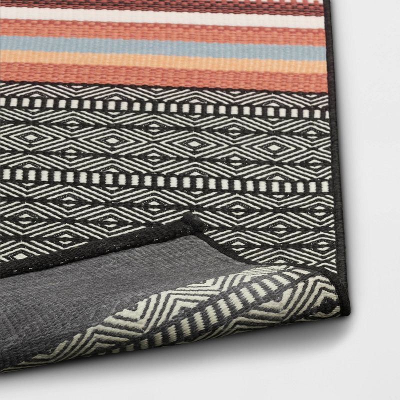 9' x 12' Outdoor Rug Global Pink Stripe - Opalhouse™