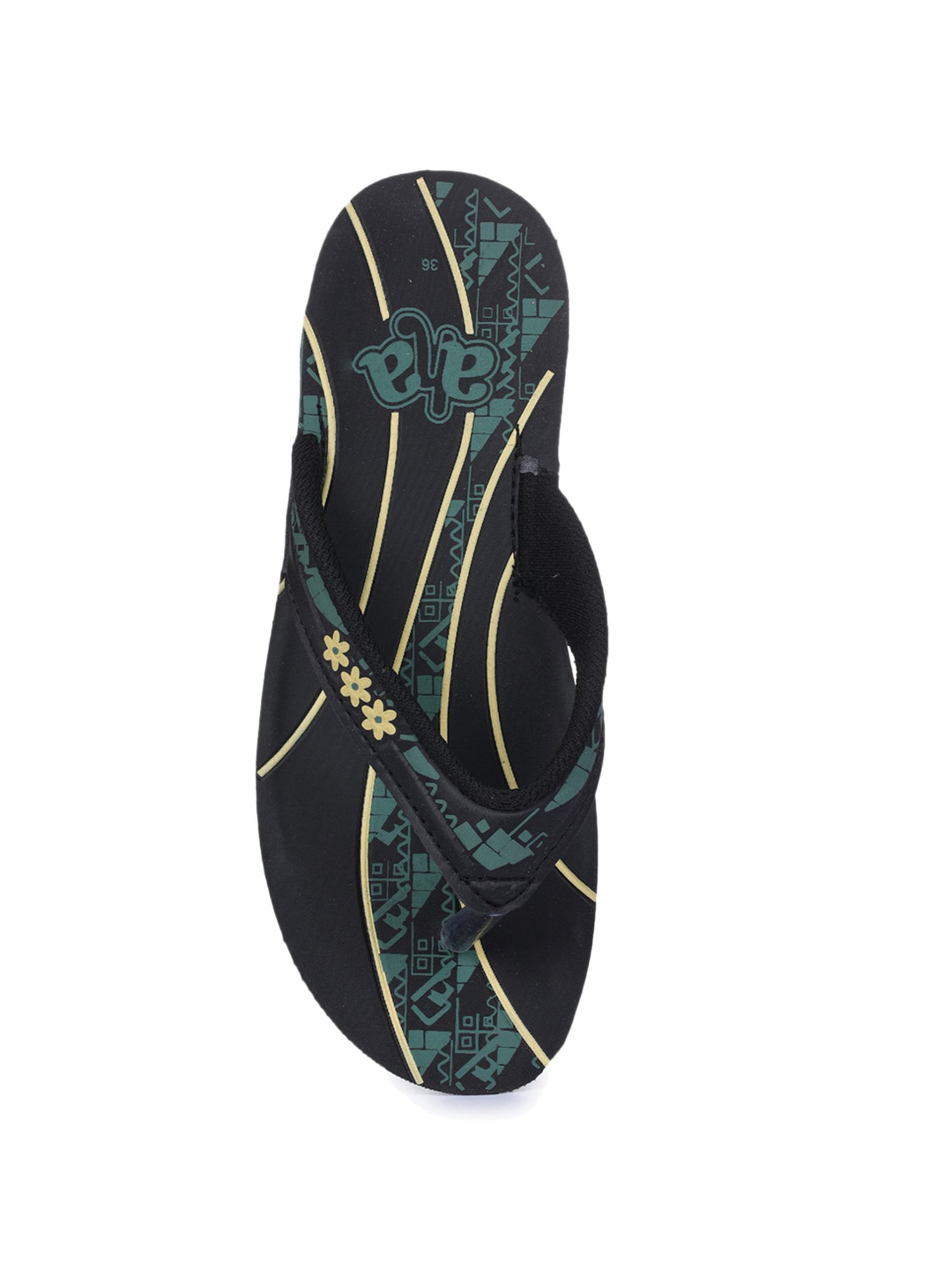 Aha by Liberty Women's Black Thong Sandals