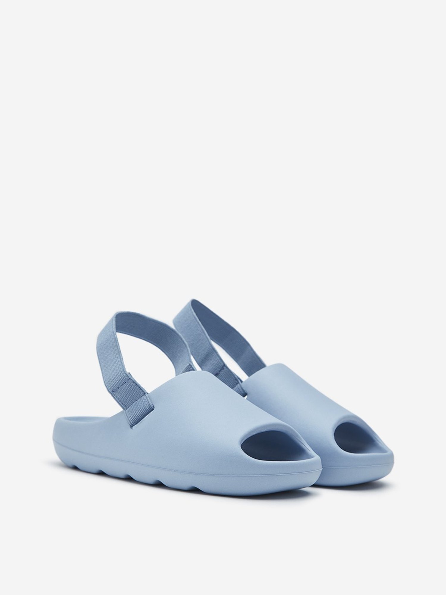 Yellow by Westside Light Blue Slingback Clog Sandals