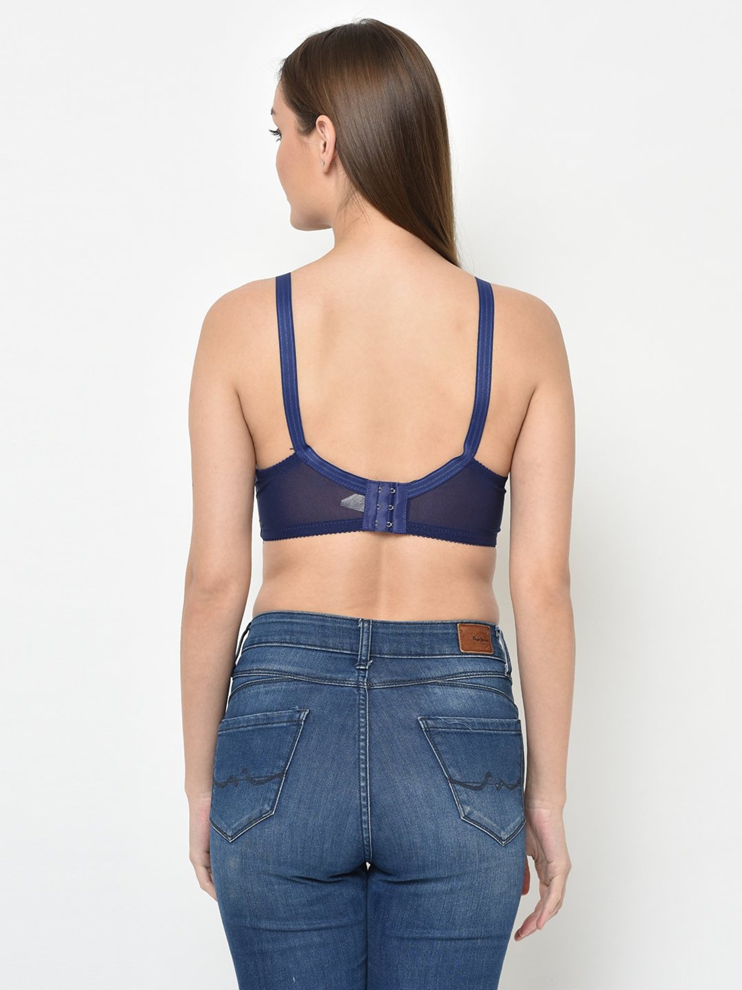 Da Intimo Blue Non Wired Non Padded Full Coverage Bra