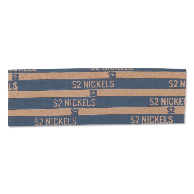 Coin-Tainer Flat Coin Wrappers Nickels $2 1000 Wrappers/Box 30005