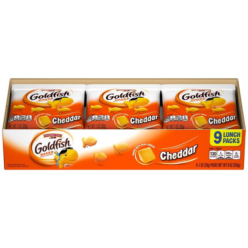 Pepperidge Farm Goldfish Cheddar Crackers - 1oz/9ct