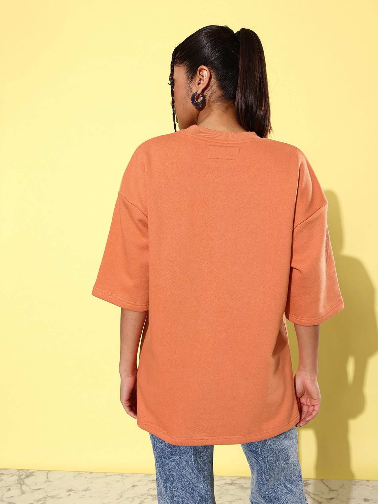 Difference of Opinion Brown Fleece Oversized Sweatshirt