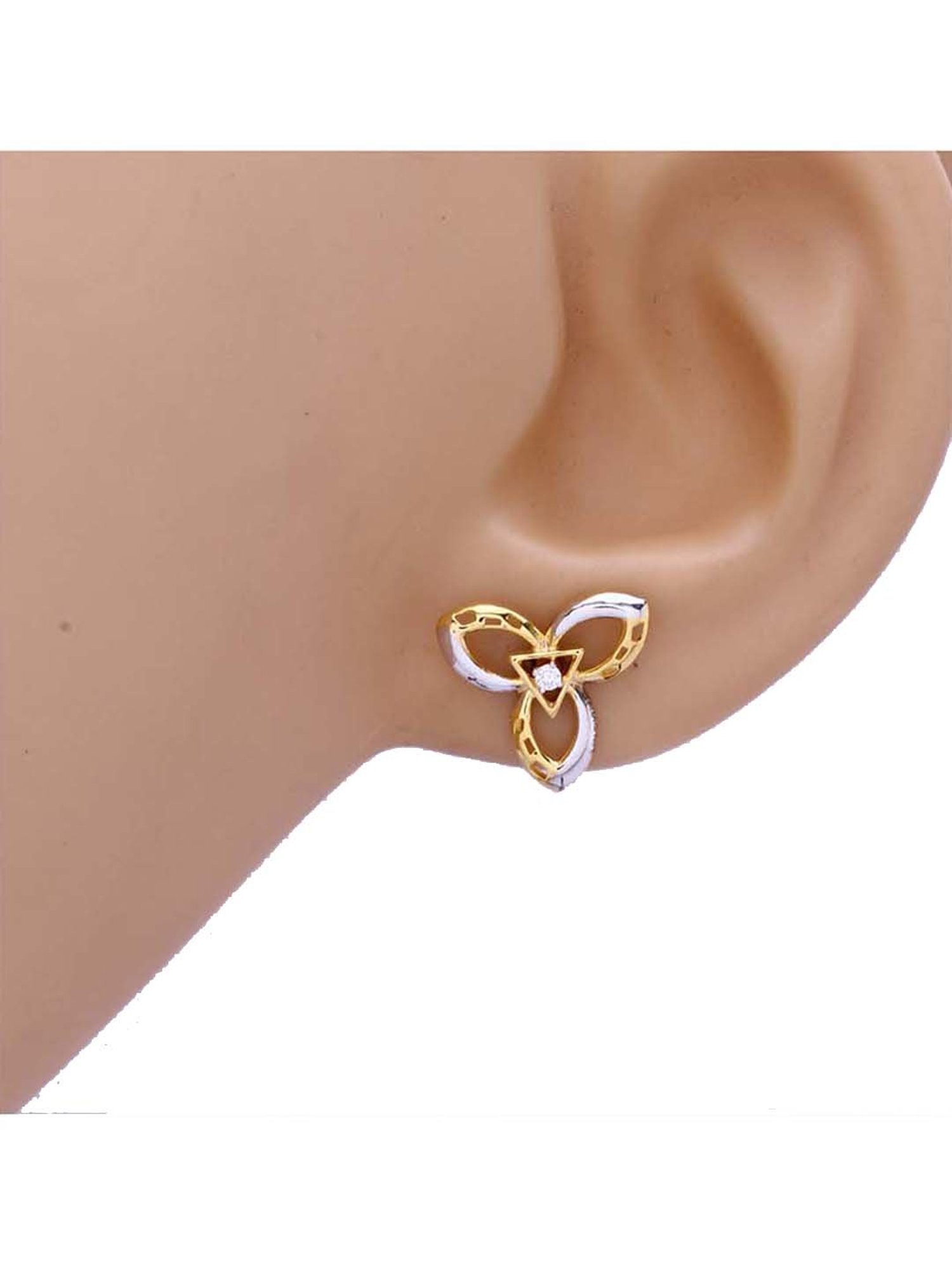 Waman Hari Pethe Jewellers 18k Gold & Diamond Earrings for Women