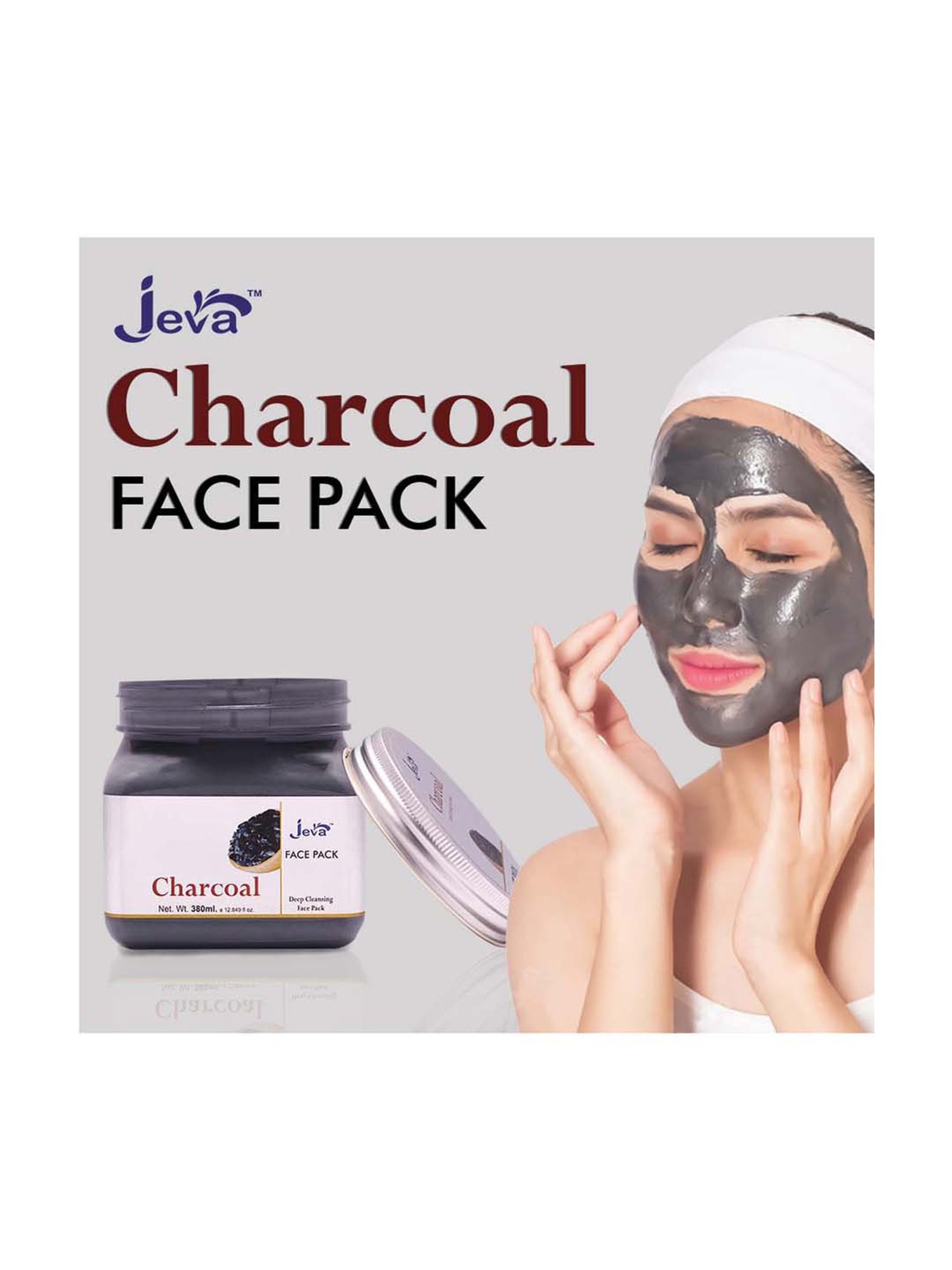 Charcoal Deep Cleasing Face Pack - 380 ml