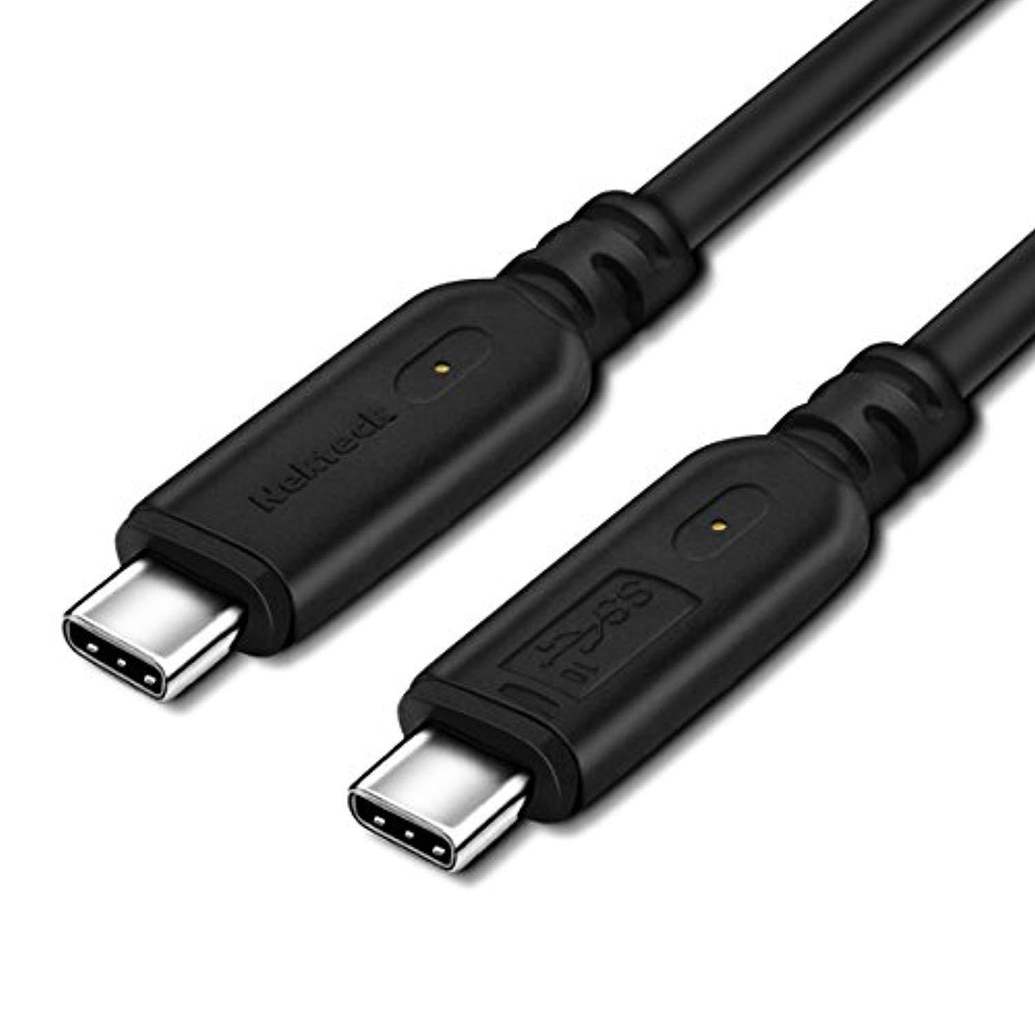 nekteck usbif certified usb c 3.1 gen 2 cable10gbps/100w usb c to usb c cable thunderbolt 3 compatible with emarker & power delivery for macbook pro galaxy s9 s9 plus oneplus 6/black 3.3ft
