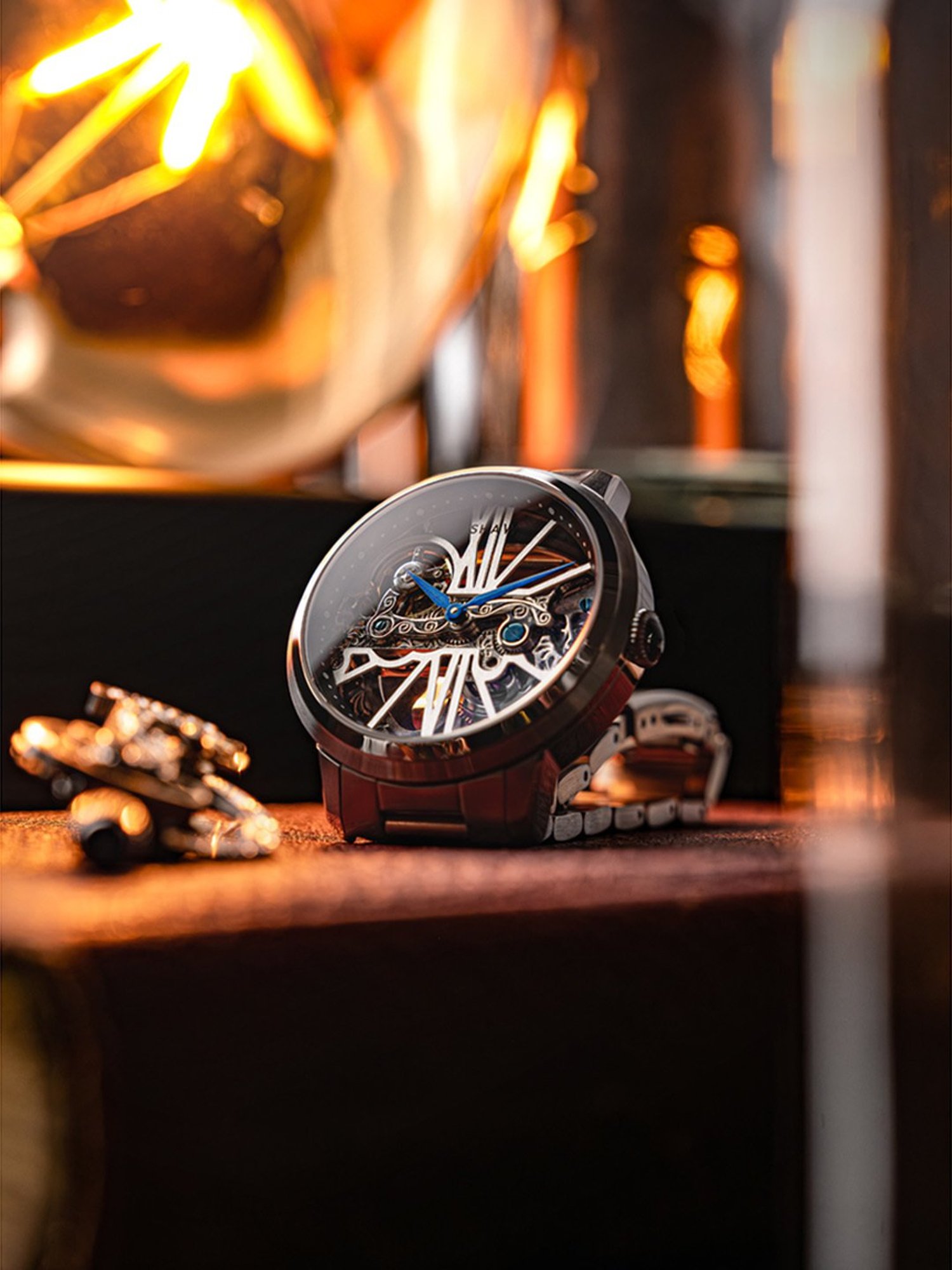 EARNSHAW ES-8287-11 Cornwall Bridge Automatic Analog Watch for Men