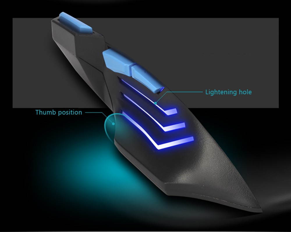 ZELOTES F14 LED Optical Computer Mouse Wireless 2.4G 2400 DPI 7 Buttons Wireless Gaming Mouse Colorful Breathing Lights for Pro Gamer