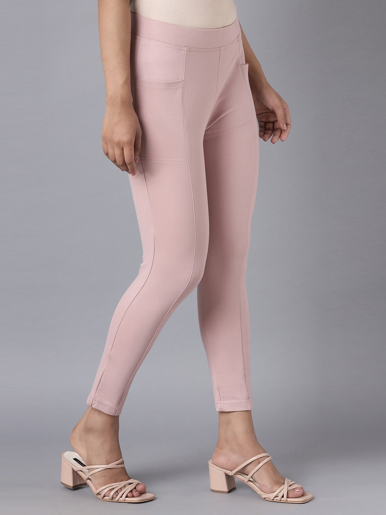 Elleven Pink Plain Pants