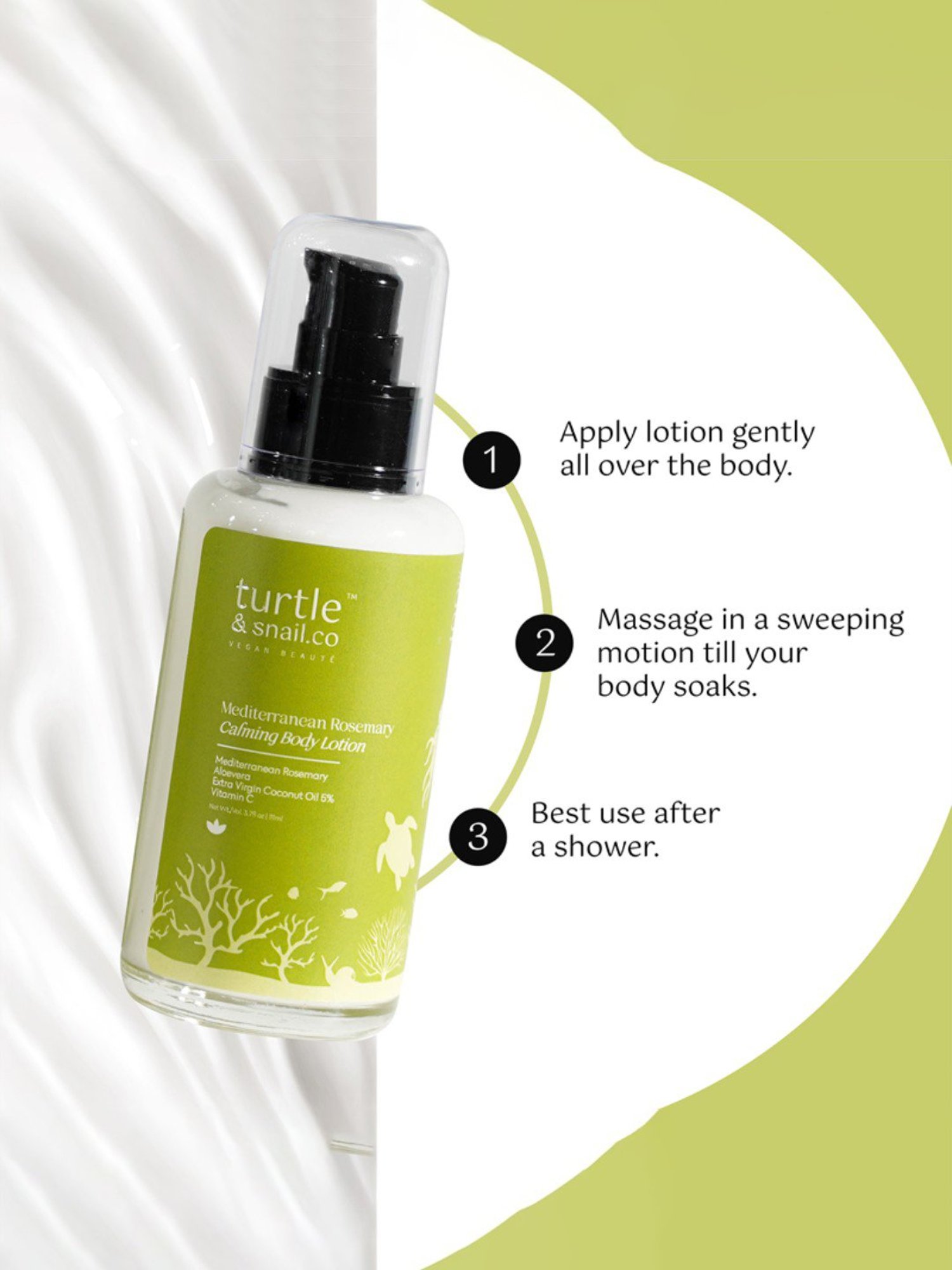 Turtle & Snail.Co Mediterranean Rosemary Calming Body Lotion - 111 ml