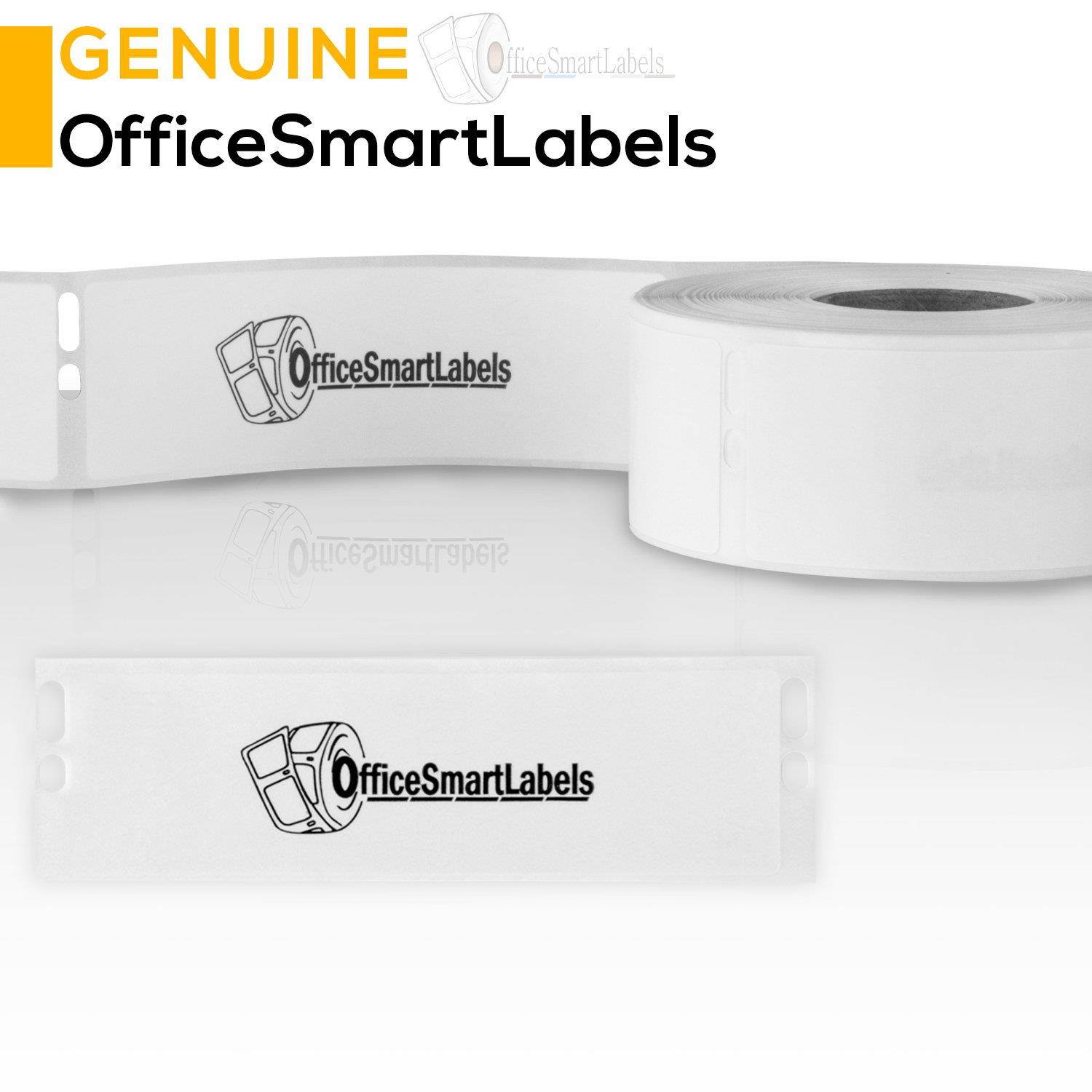 Dymo Compatible 30320 LabelWriter Self-Adhesive White Address Labels, 1-1/8" x 3-1/2" (10 Rolls, 260 Labels Per Roll)