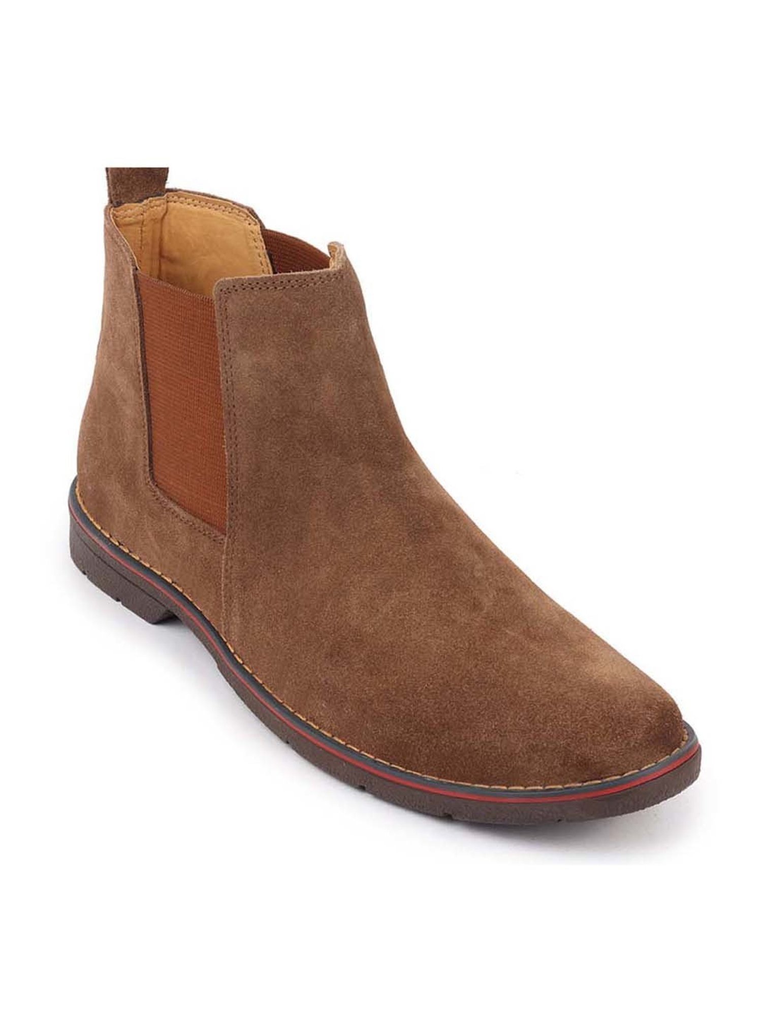 Fausto Men's Light Brown Chelsea Boots
