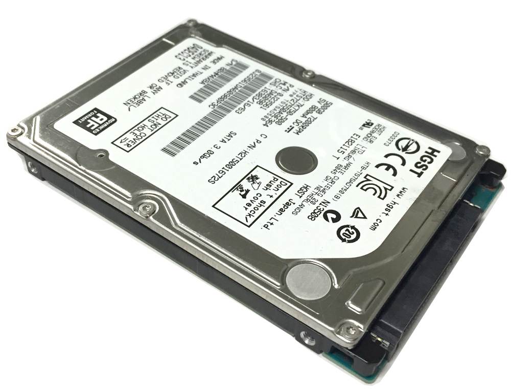 HGST 7K750-500 HTS727550A9E364 500GB 7200RPM 16MB Cache SATA 3.0Gb/s 2.5" Internal Notebook Hard Drive