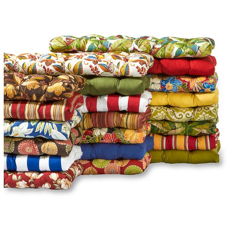 Shoreham Ikat Outdoor Swing and Bench Cushion - Kensington Garden