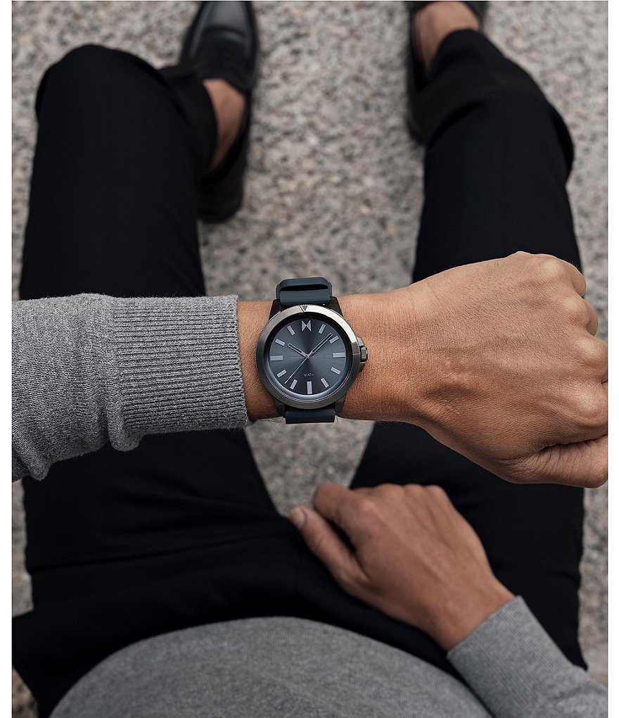 MVMT Minimal Sport Pacific Mist Blue Silicone Watch