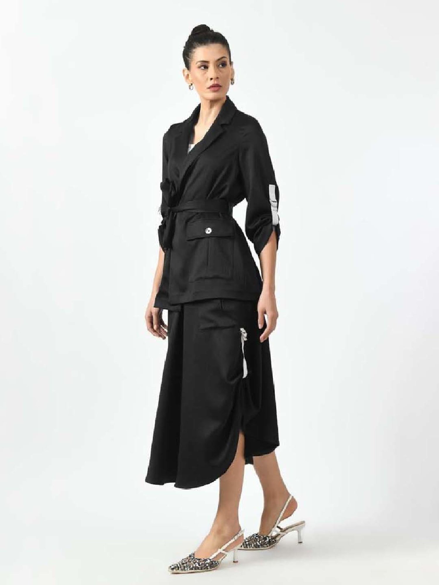 Office & You Black Plain Jacket