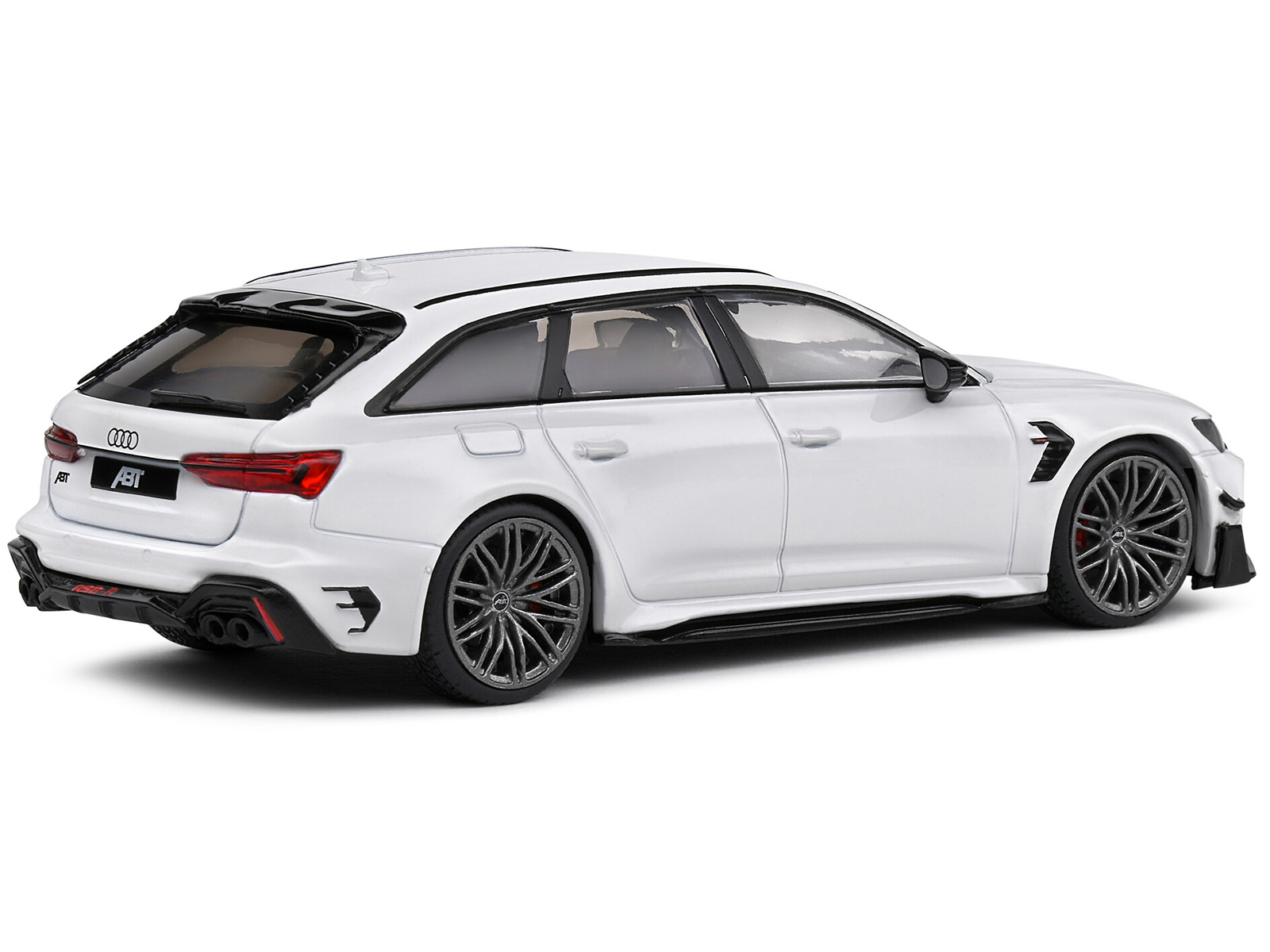 2021 Audi ABT RS6-R Ibis White 1/43 Diecast Model Car by Solido
