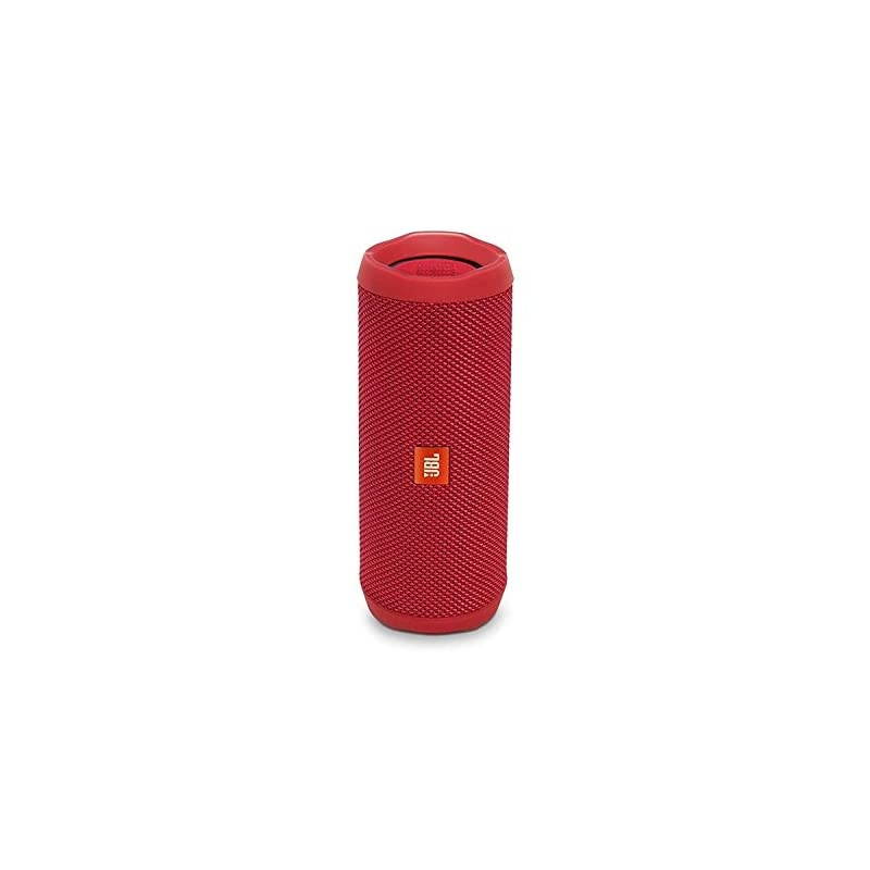 Flip 4 Portable Bluetooth Wireless Speaker Bundle with Anker PowerDrive 2 2-Port USB Car Charger - Red