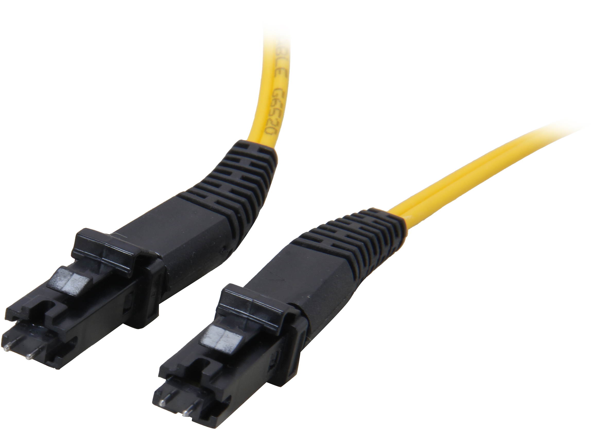 Coboc CY-OS1-2MTRJ-2 6.65 ft. Fiber Optic Cable, MTRJ (Male)/MTRJ (Male), Single Mode, Duplex - Yellow