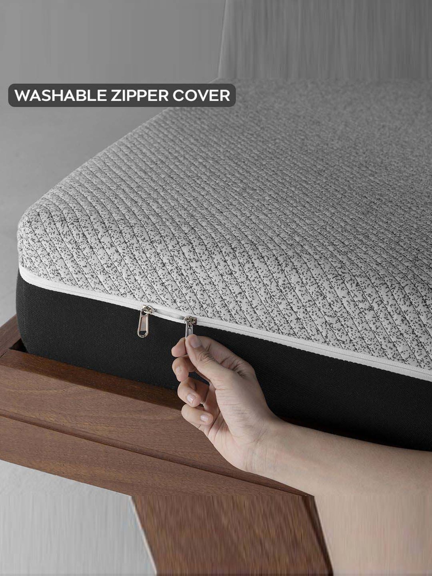 Sleepyhead Laxe Grey Foam 100% Natural Pincore Latex Mattress